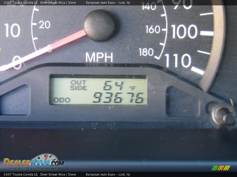 2007 Toyota Corolla LE Silver Streak Mica / Stone Photo #22
