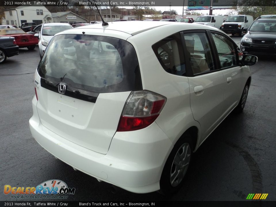 2013 Honda Fit Taffeta White / Gray Photo #3