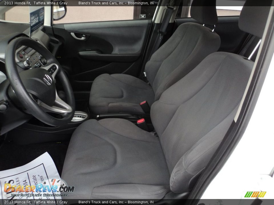 2013 Honda Fit Taffeta White / Gray Photo #5