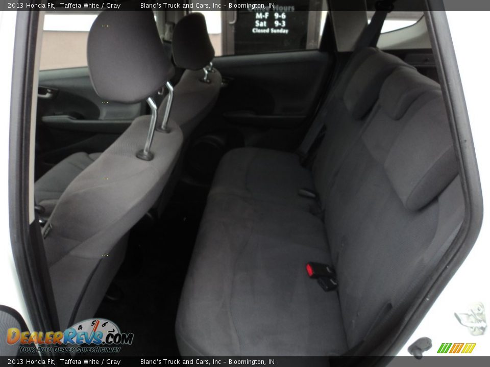 2013 Honda Fit Taffeta White / Gray Photo #7