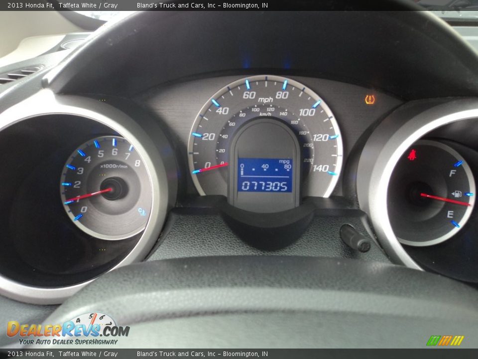 2013 Honda Fit Taffeta White / Gray Photo #11