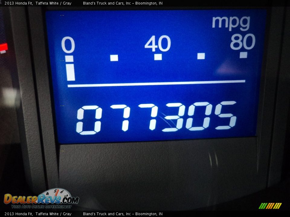 2013 Honda Fit Taffeta White / Gray Photo #12