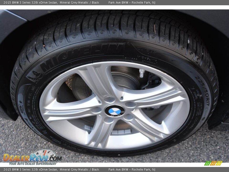 2015 BMW 3 Series 328i xDrive Sedan Mineral Grey Metallic / Black Photo #34