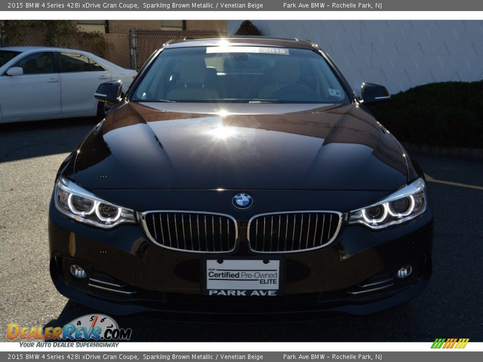 2015 BMW 4 Series 428i xDrive Gran Coupe Sparkling Brown Metallic / Venetian Beige Photo #7