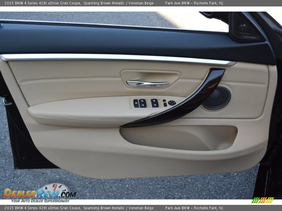 2015 BMW 4 Series 428i xDrive Gran Coupe Sparkling Brown Metallic / Venetian Beige Photo #8