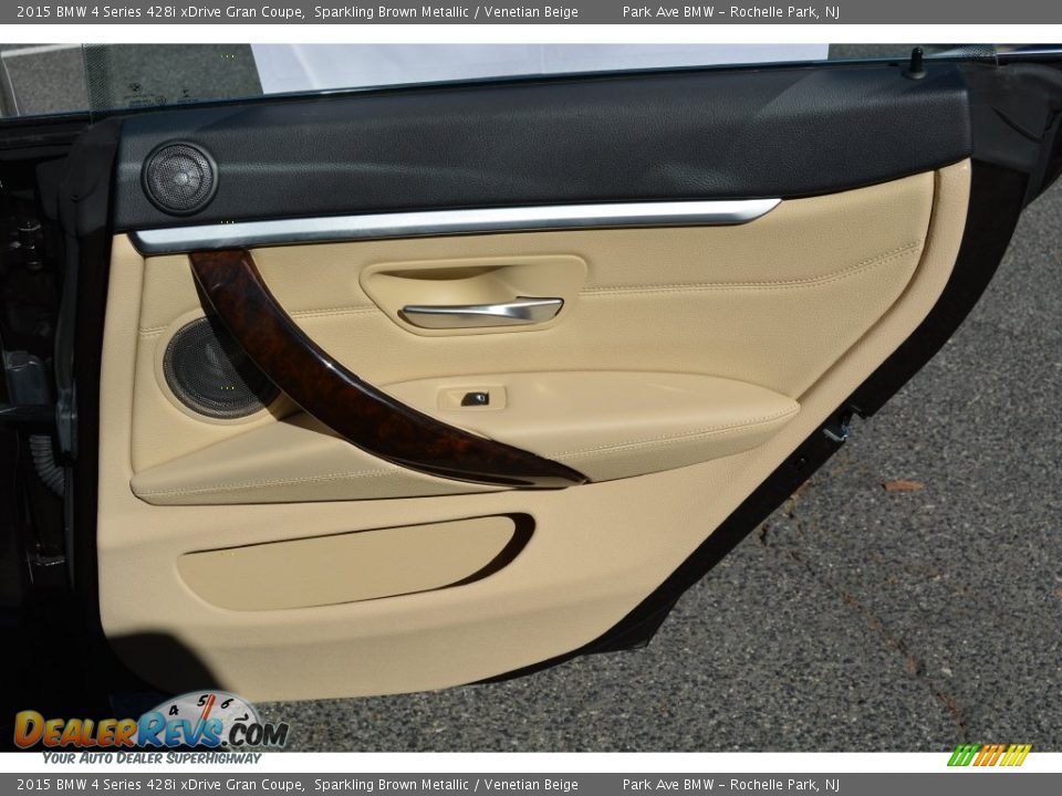 2015 BMW 4 Series 428i xDrive Gran Coupe Sparkling Brown Metallic / Venetian Beige Photo #26