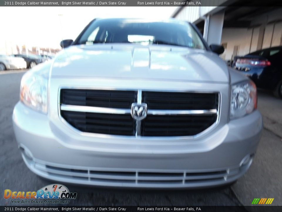 2011 Dodge Caliber Mainstreet Bright Silver Metallic / Dark Slate Gray Photo #9