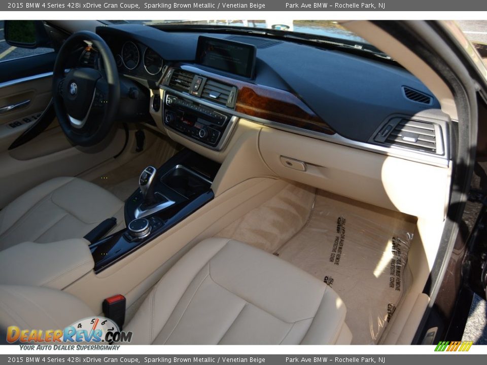 2015 BMW 4 Series 428i xDrive Gran Coupe Sparkling Brown Metallic / Venetian Beige Photo #29