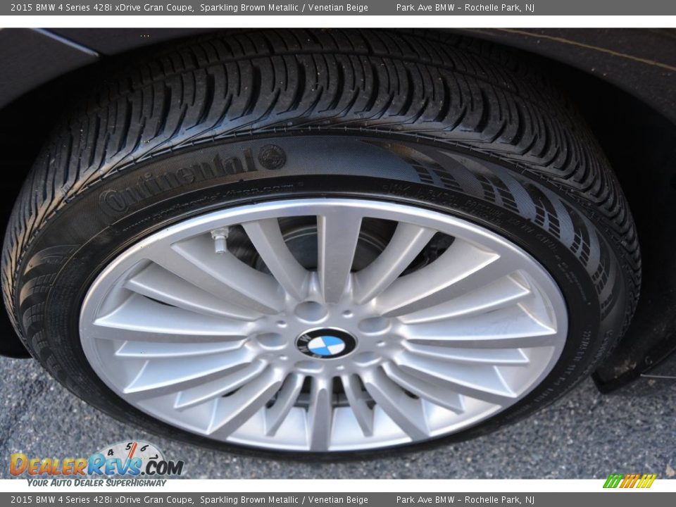 2015 BMW 4 Series 428i xDrive Gran Coupe Sparkling Brown Metallic / Venetian Beige Photo #35