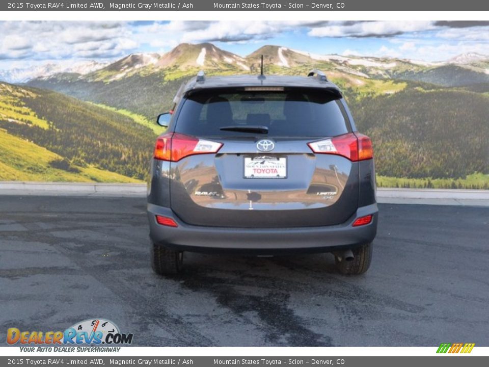 2015 Toyota RAV4 Limited AWD Magnetic Gray Metallic / Ash Photo #4