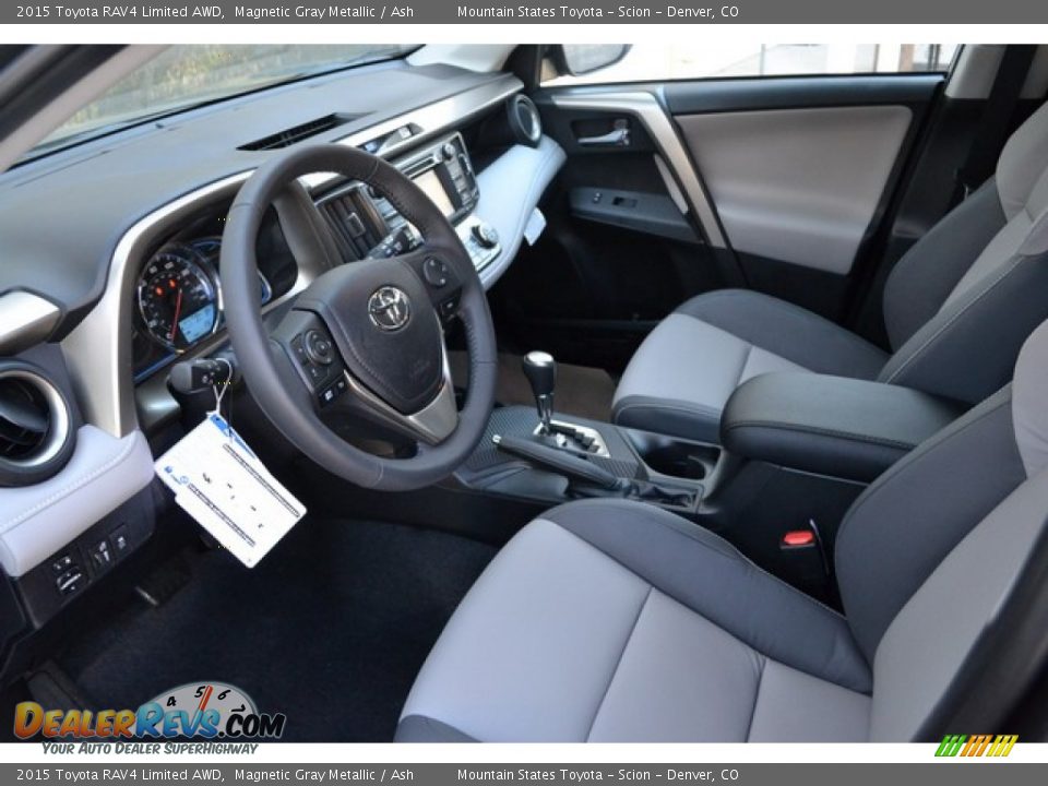 2015 Toyota RAV4 Limited AWD Magnetic Gray Metallic / Ash Photo #5