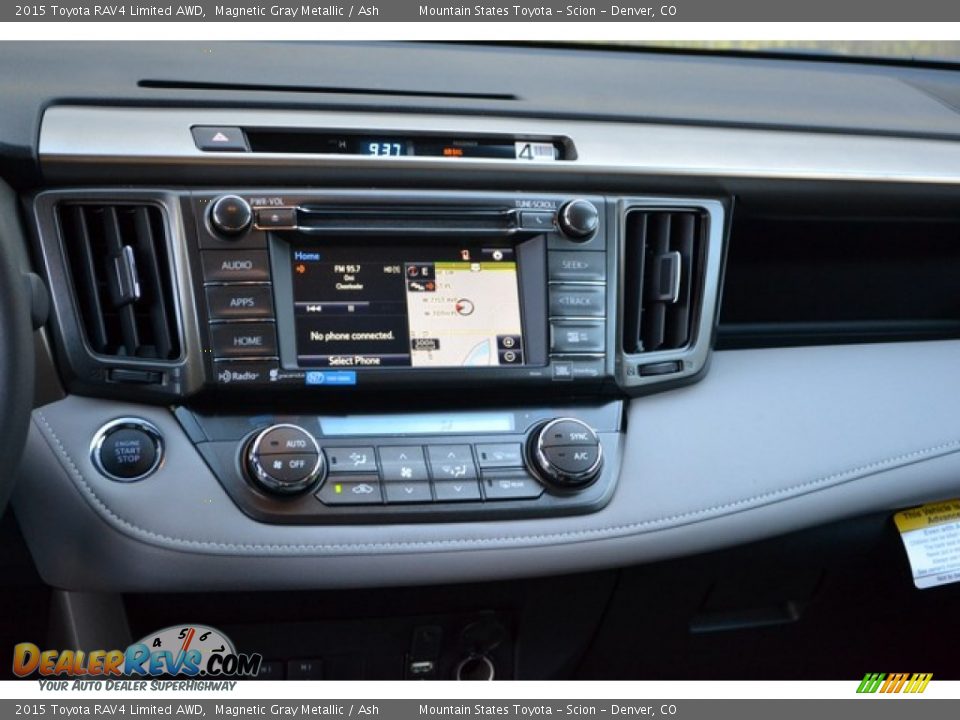 2015 Toyota RAV4 Limited AWD Magnetic Gray Metallic / Ash Photo #6