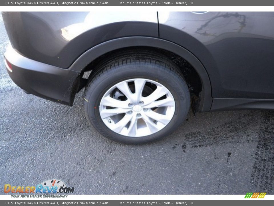 2015 Toyota RAV4 Limited AWD Magnetic Gray Metallic / Ash Photo #9