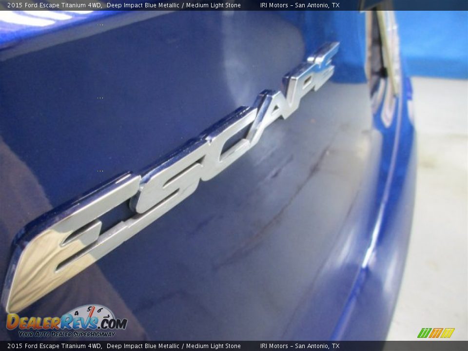 2015 Ford Escape Titanium 4WD Deep Impact Blue Metallic / Medium Light Stone Photo #6