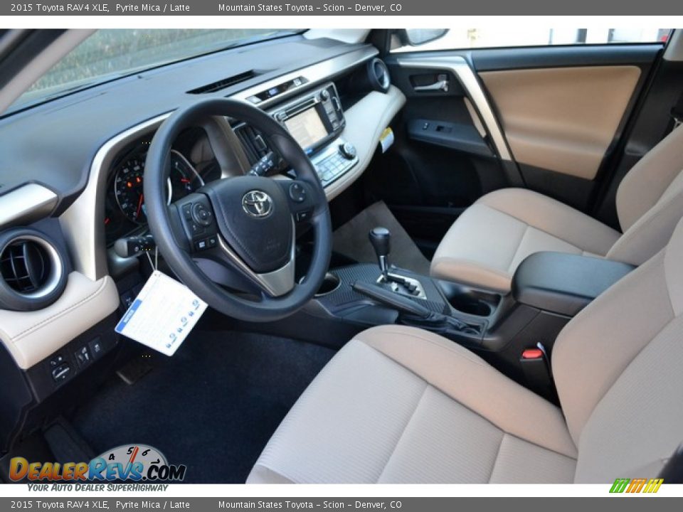 2015 Toyota RAV4 XLE Pyrite Mica / Latte Photo #5