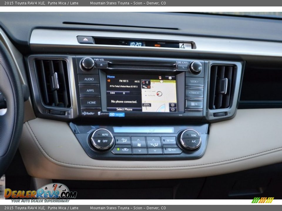 2015 Toyota RAV4 XLE Pyrite Mica / Latte Photo #6