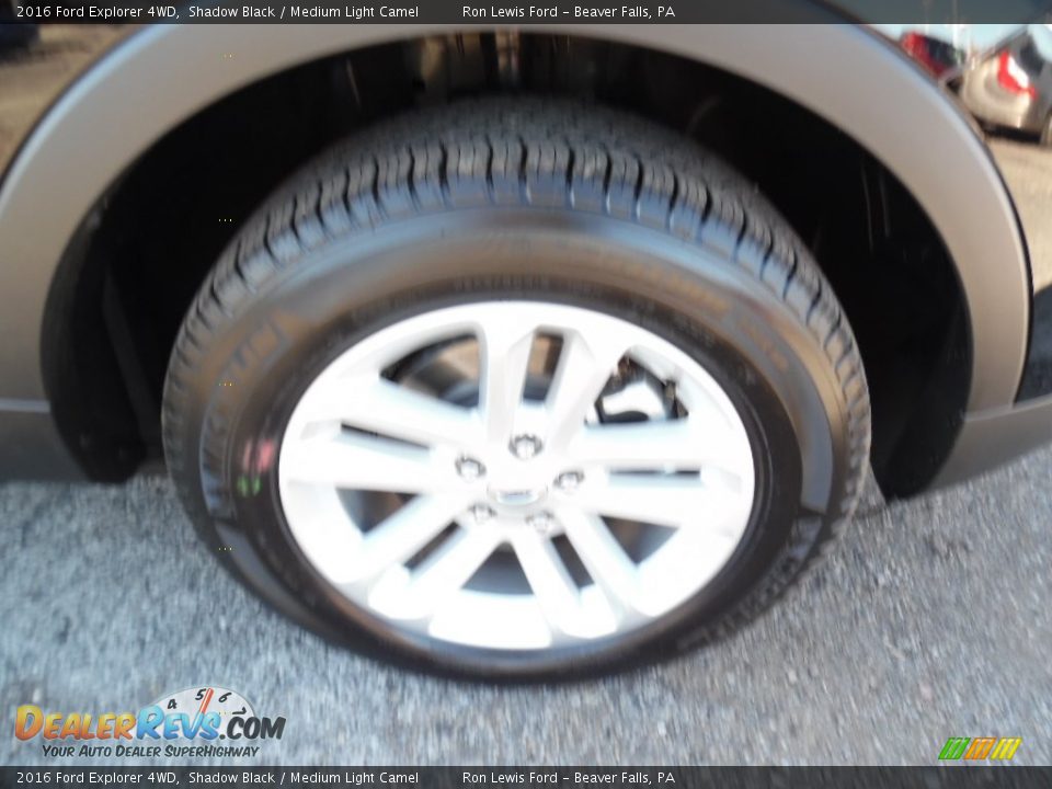 2016 Ford Explorer 4WD Shadow Black / Medium Light Camel Photo #10