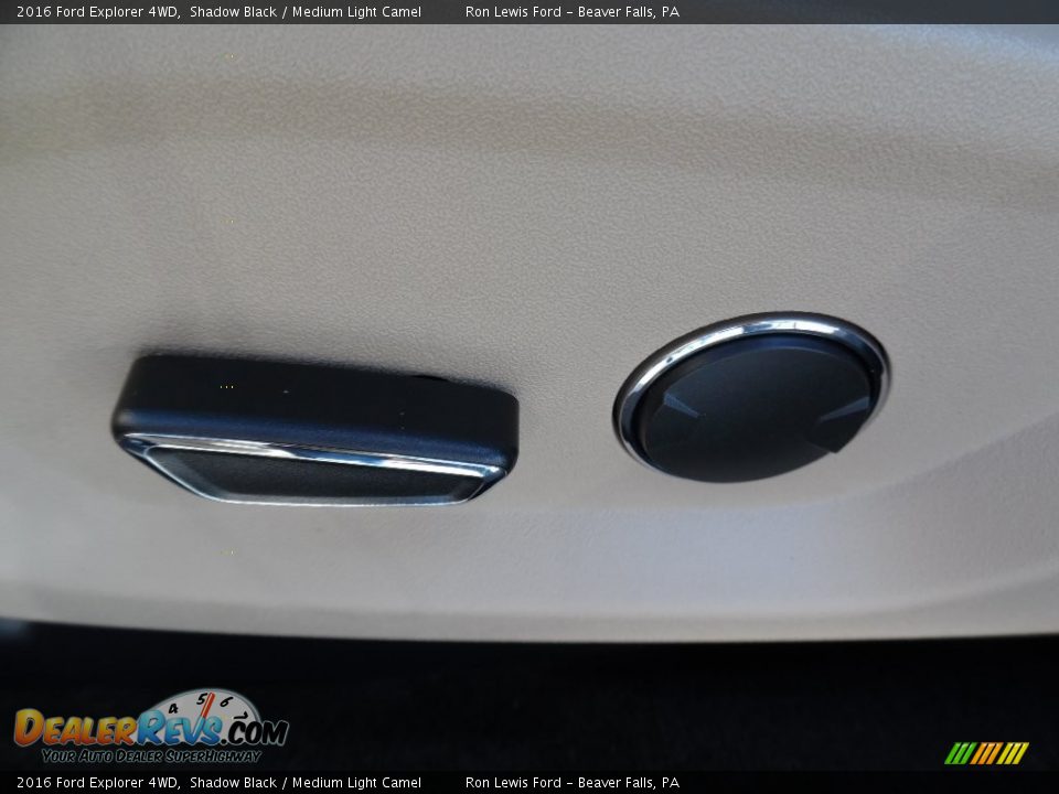 2016 Ford Explorer 4WD Shadow Black / Medium Light Camel Photo #16
