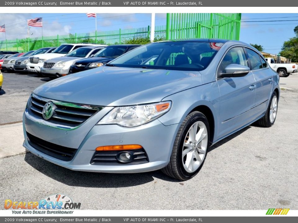 2009 Volkswagen CC Luxury Eismeer Blue Metallic / Black Photo #3