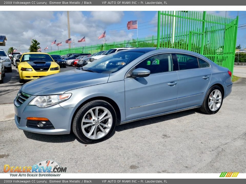 2009 Volkswagen CC Luxury Eismeer Blue Metallic / Black Photo #4