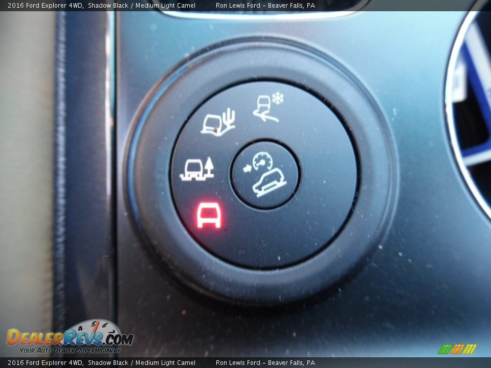 2016 Ford Explorer 4WD Shadow Black / Medium Light Camel Photo #18