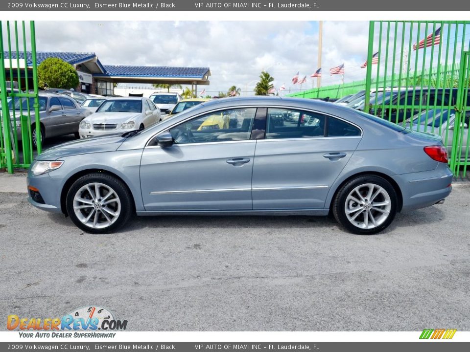 2009 Volkswagen CC Luxury Eismeer Blue Metallic / Black Photo #5