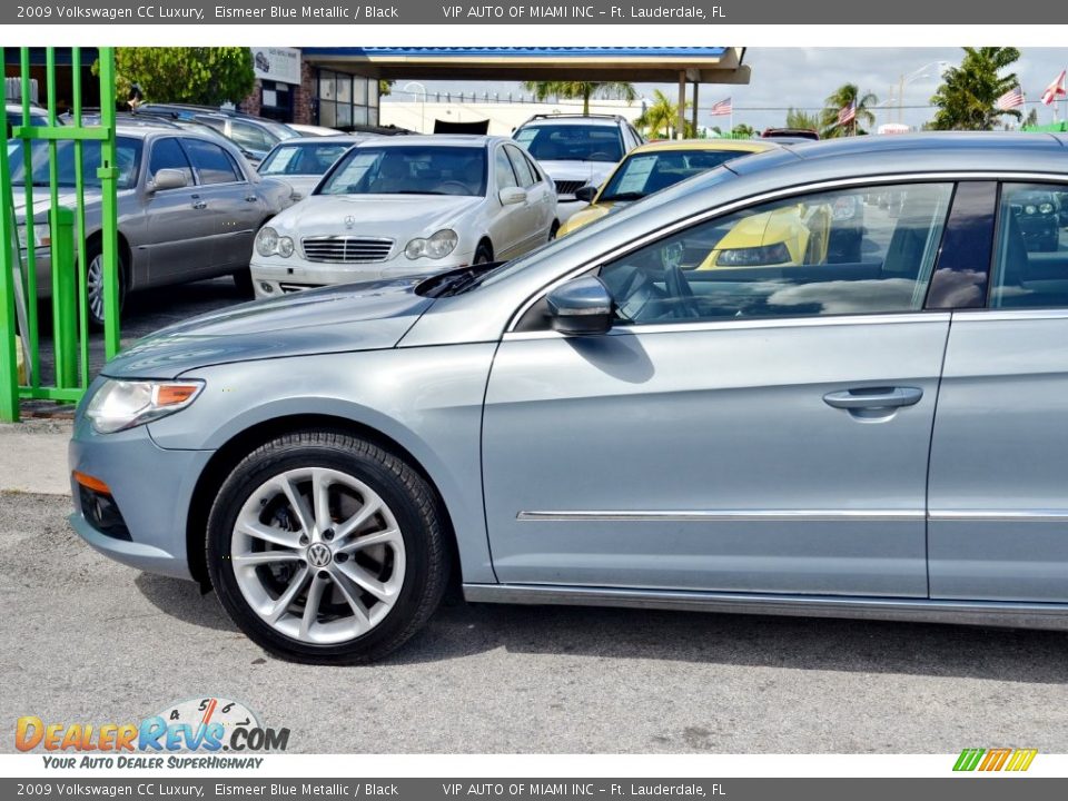 2009 Volkswagen CC Luxury Eismeer Blue Metallic / Black Photo #6