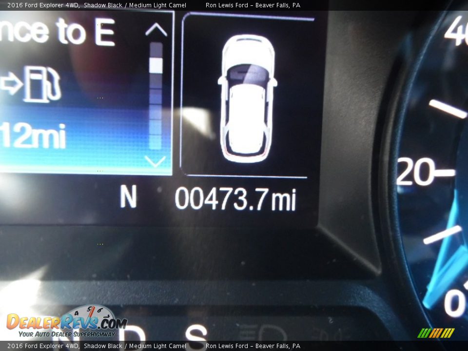 2016 Ford Explorer 4WD Shadow Black / Medium Light Camel Photo #20