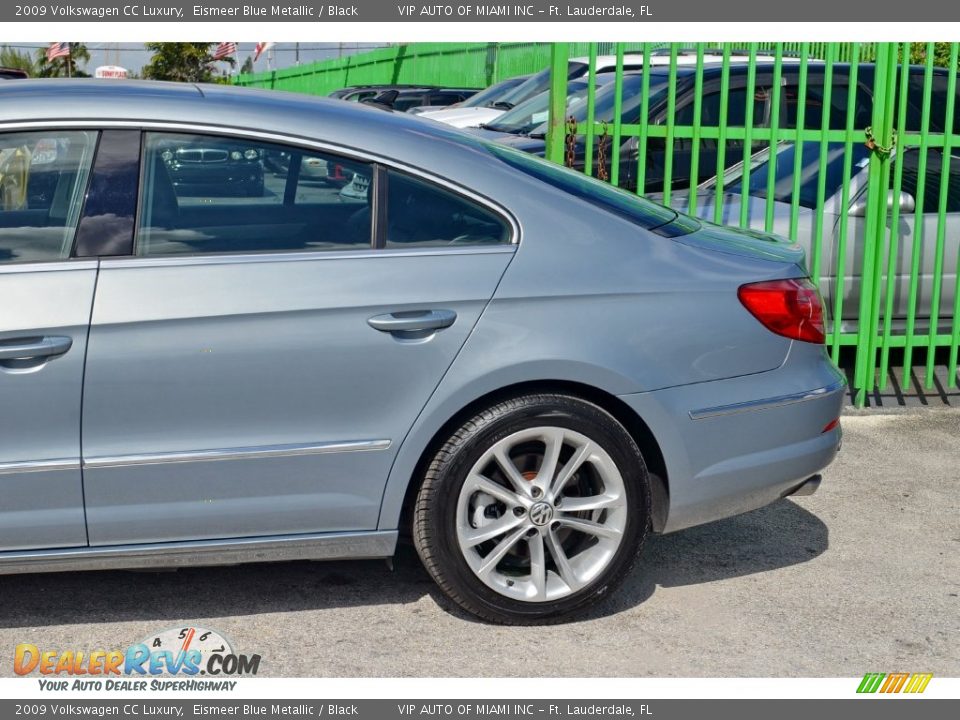 2009 Volkswagen CC Luxury Eismeer Blue Metallic / Black Photo #7
