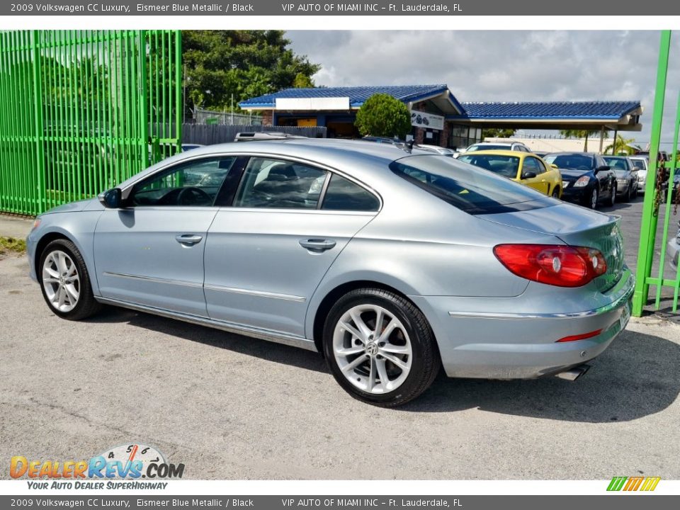 2009 Volkswagen CC Luxury Eismeer Blue Metallic / Black Photo #8