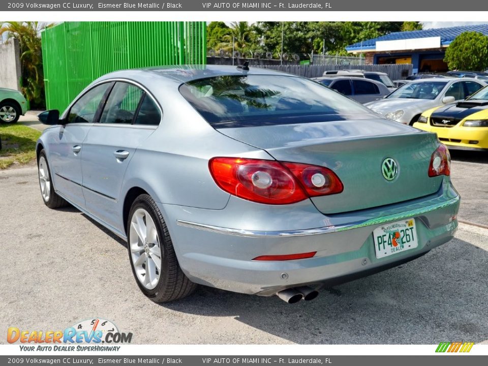 2009 Volkswagen CC Luxury Eismeer Blue Metallic / Black Photo #9