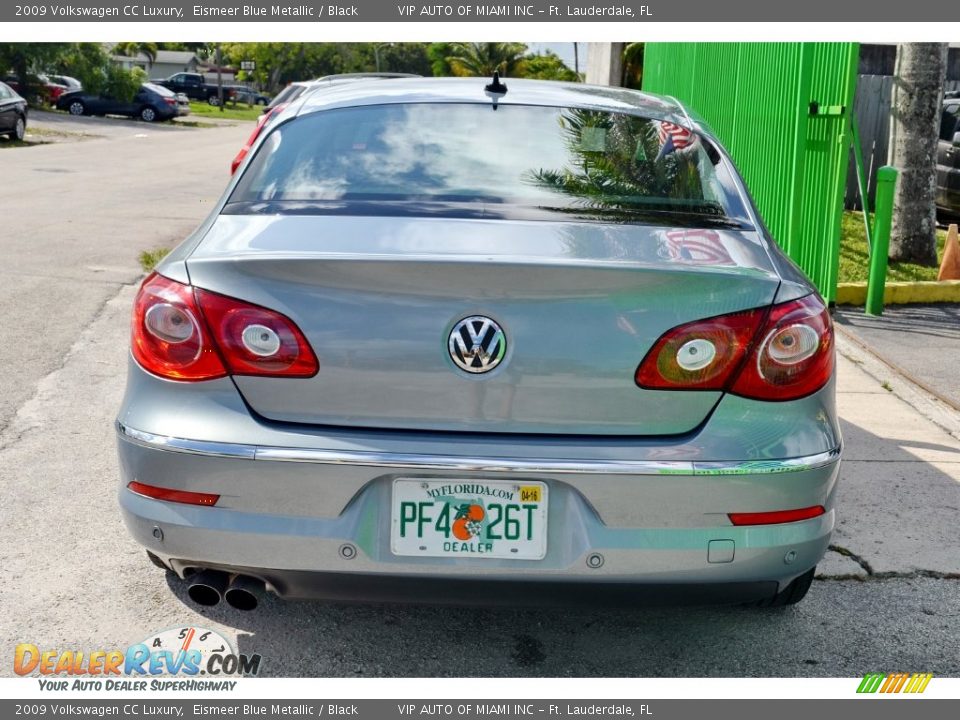 2009 Volkswagen CC Luxury Eismeer Blue Metallic / Black Photo #10