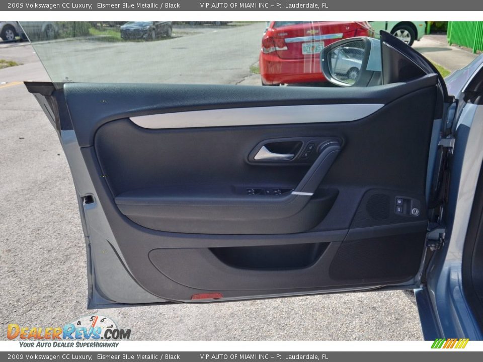 2009 Volkswagen CC Luxury Eismeer Blue Metallic / Black Photo #11