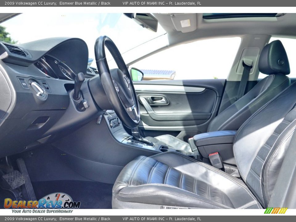 2009 Volkswagen CC Luxury Eismeer Blue Metallic / Black Photo #12