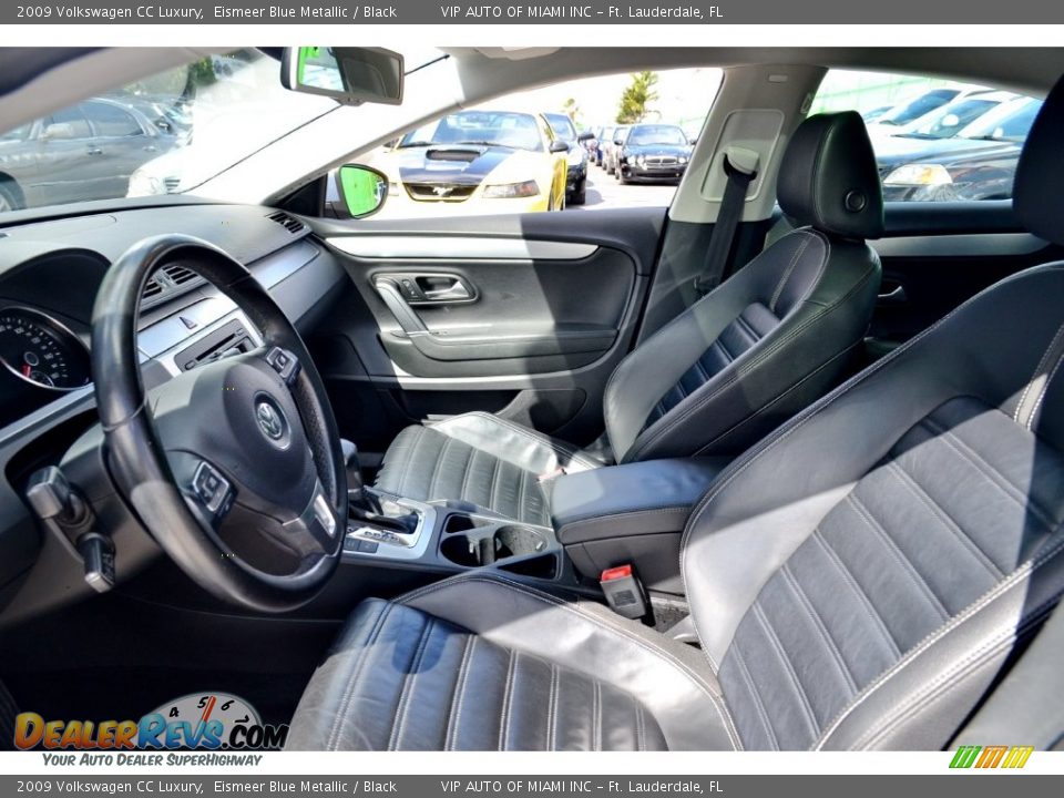 2009 Volkswagen CC Luxury Eismeer Blue Metallic / Black Photo #14