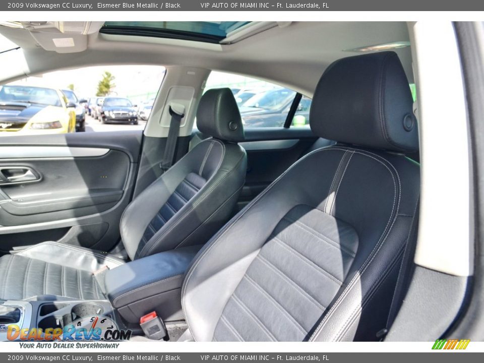 2009 Volkswagen CC Luxury Eismeer Blue Metallic / Black Photo #15