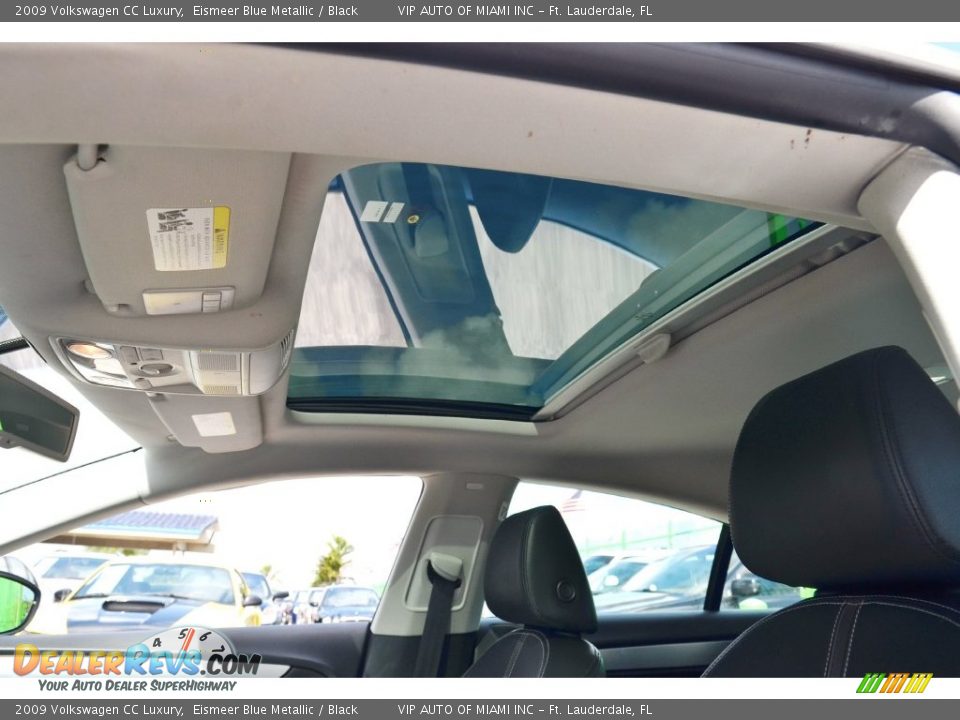 2009 Volkswagen CC Luxury Eismeer Blue Metallic / Black Photo #16