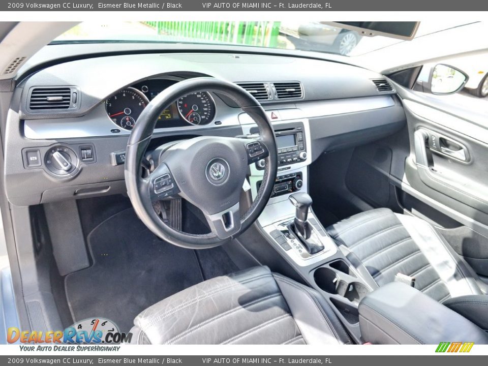 Black Interior - 2009 Volkswagen CC Luxury Photo #17