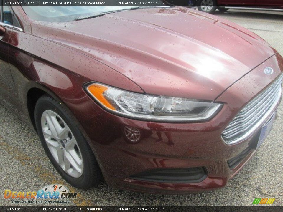 2016 Ford Fusion SE Bronze Fire Metallic / Charcoal Black Photo #14
