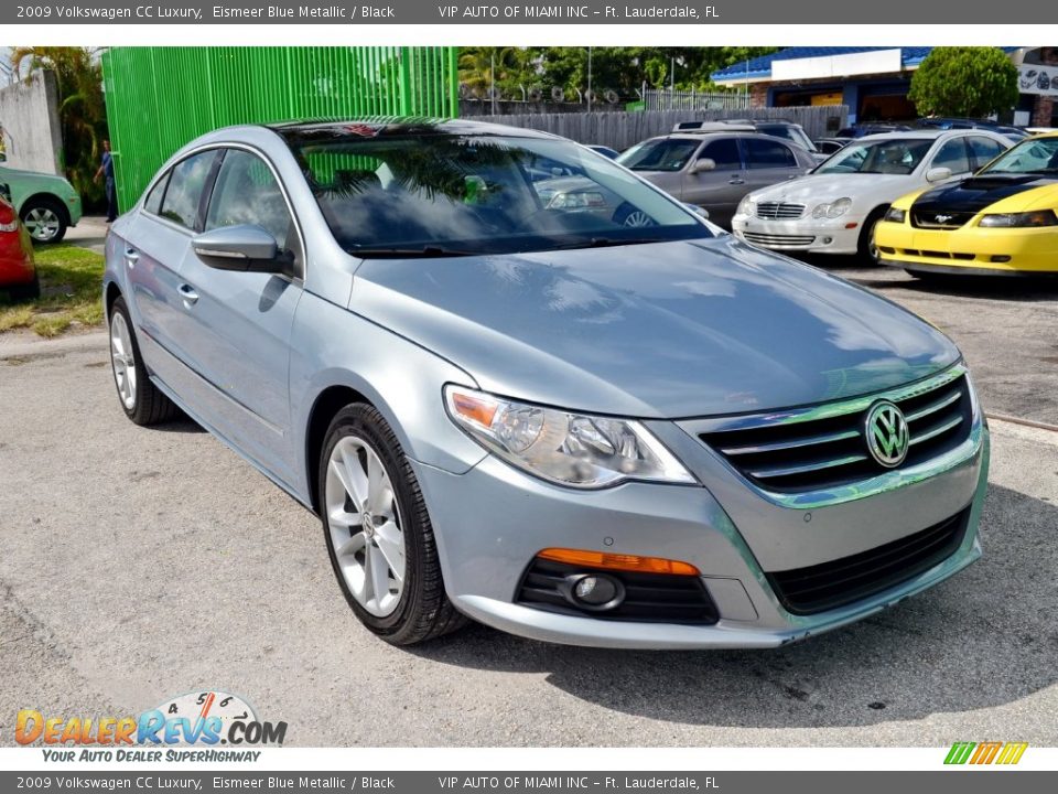 2009 Volkswagen CC Luxury Eismeer Blue Metallic / Black Photo #29