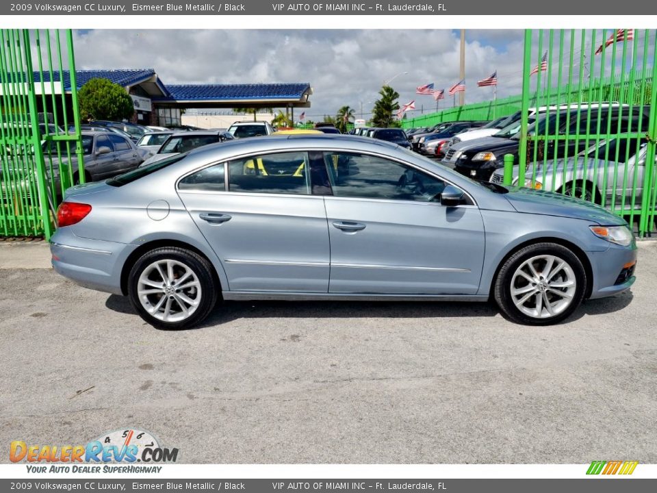 2009 Volkswagen CC Luxury Eismeer Blue Metallic / Black Photo #31