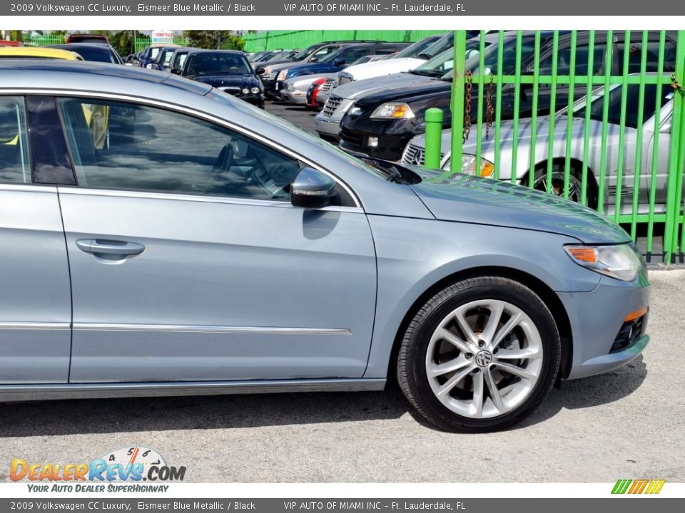 2009 Volkswagen CC Luxury Eismeer Blue Metallic / Black Photo #32