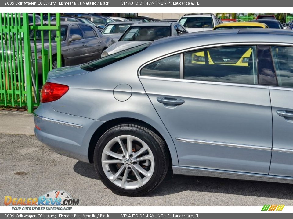 2009 Volkswagen CC Luxury Eismeer Blue Metallic / Black Photo #33
