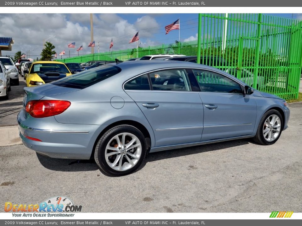 2009 Volkswagen CC Luxury Eismeer Blue Metallic / Black Photo #34