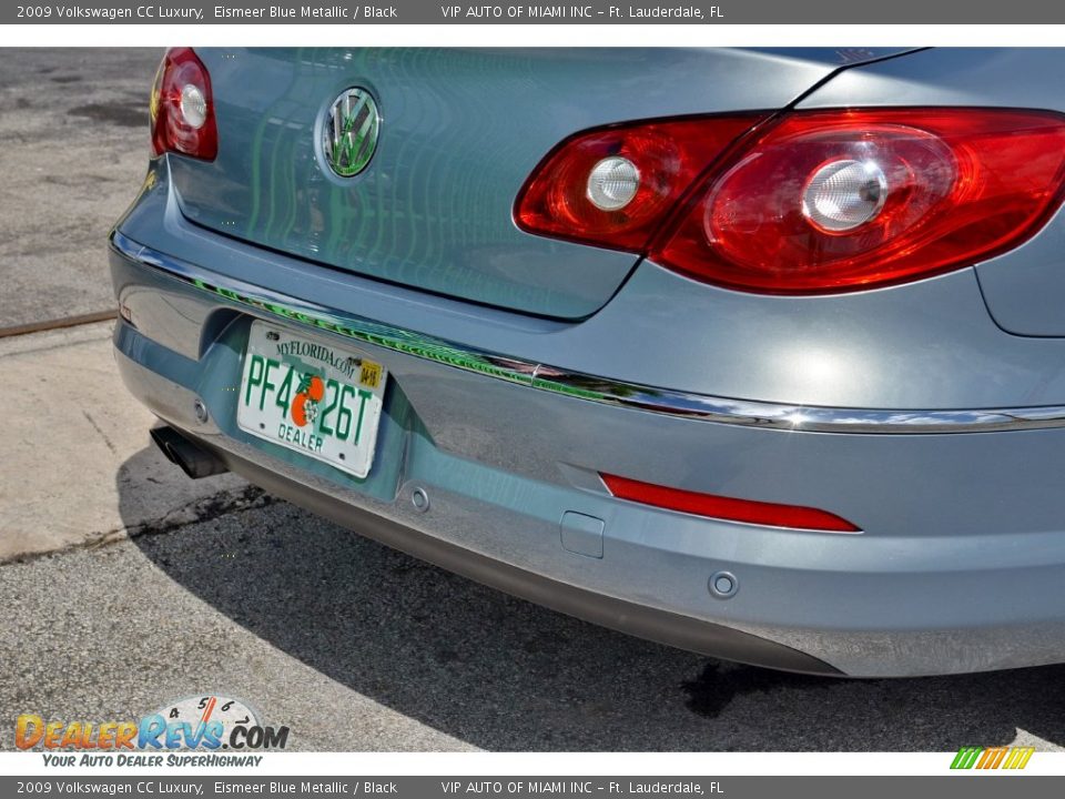 2009 Volkswagen CC Luxury Eismeer Blue Metallic / Black Photo #36