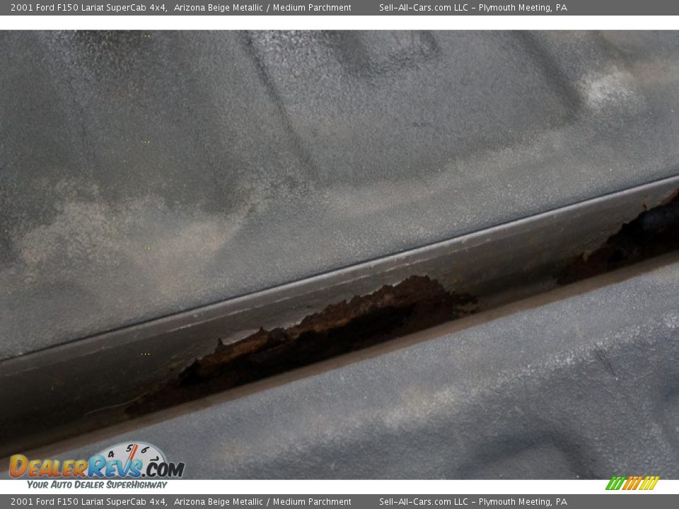 2001 Ford F150 Lariat SuperCab 4x4 Arizona Beige Metallic / Medium Parchment Photo #24