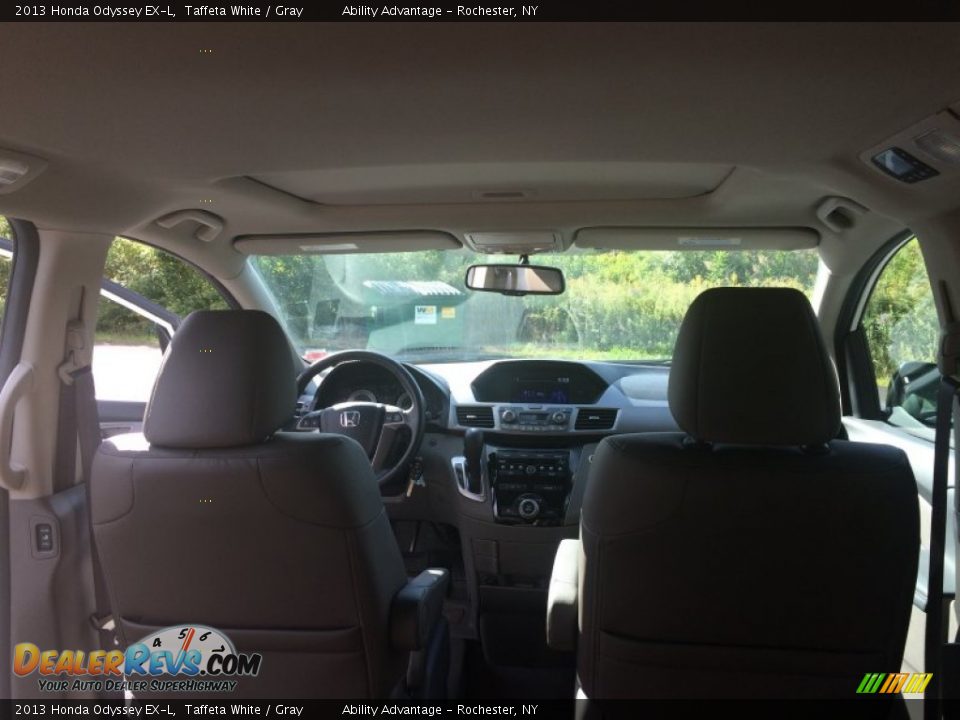 2013 Honda Odyssey EX-L Taffeta White / Gray Photo #19