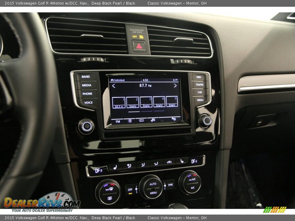 Controls of 2015 Volkswagen Golf R 4Motion w/DCC. Nav. Photo #8