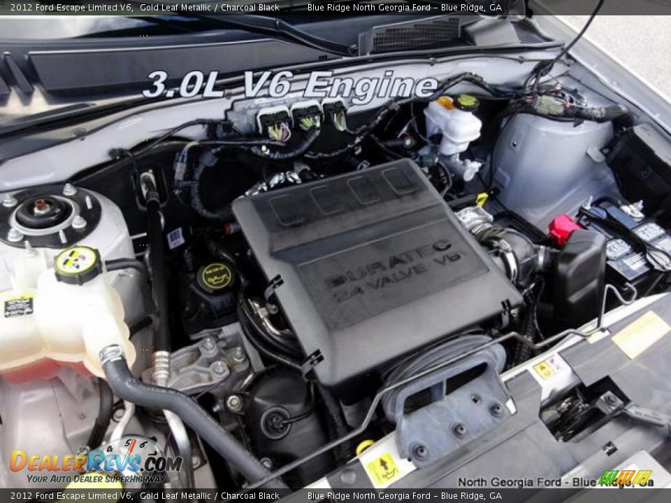 2012 Ford Escape Limited V6 Gold Leaf Metallic / Charcoal Black Photo #25