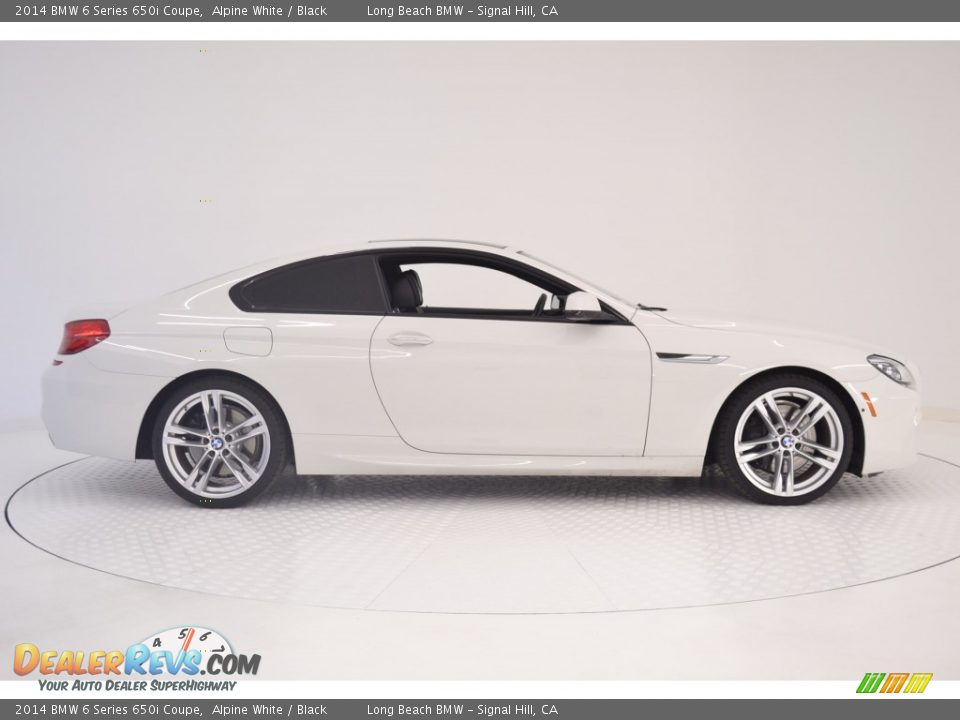 2014 BMW 6 Series 650i Coupe Alpine White / Black Photo #8